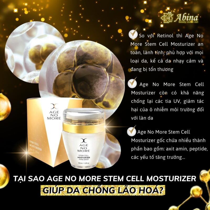 Kem trẻ hóa da cấp ẩm từ tế bào gốc Age No More Stem Cell Moisturizer