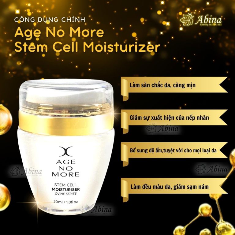 Kem trẻ hóa da cấp ẩm từ tế bào gốc Age No More Stem Cell Moisturizer
