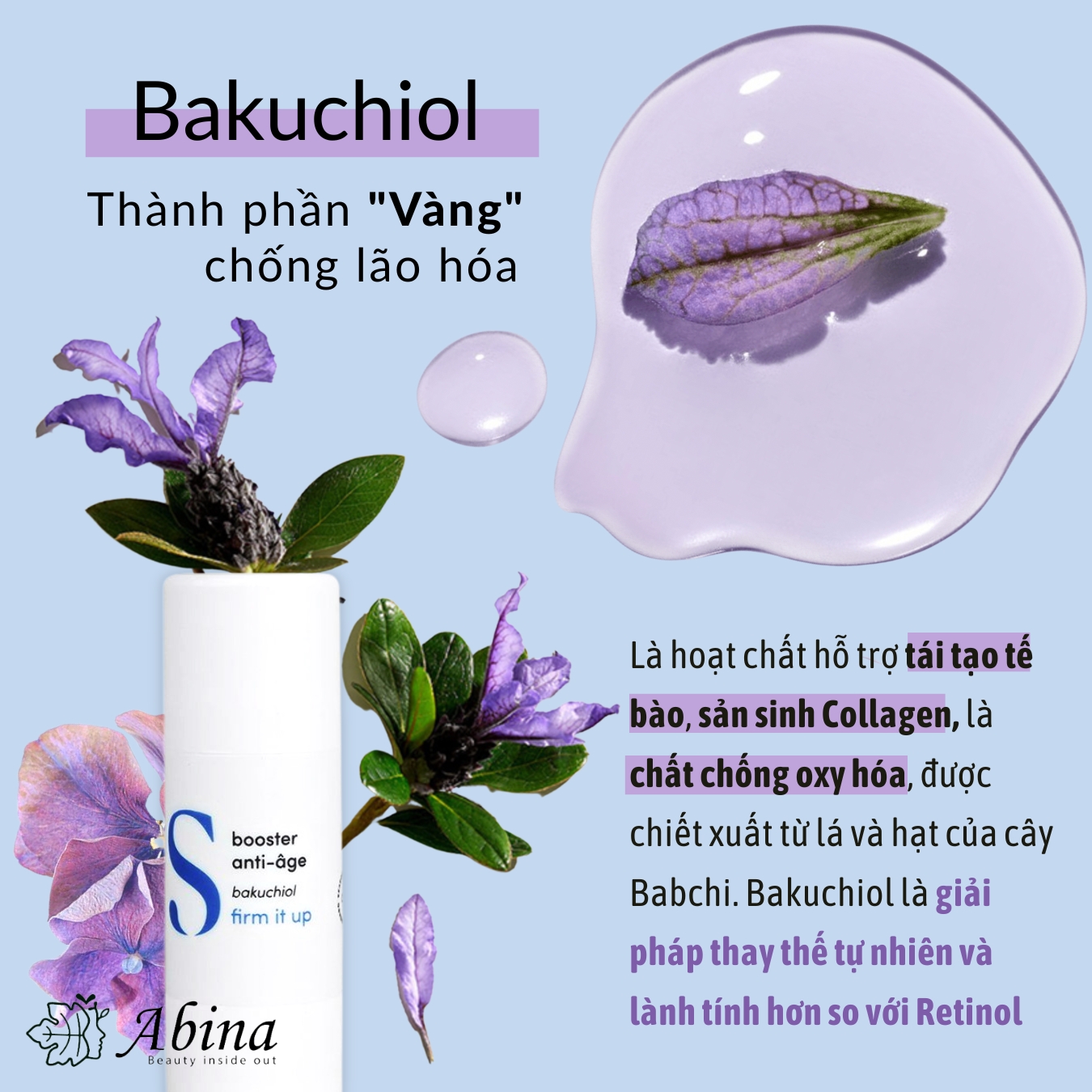 Serum tăng cường chống lão hóa chứa Bakuchiol Seasonly Anti-Aging Booster Serum 