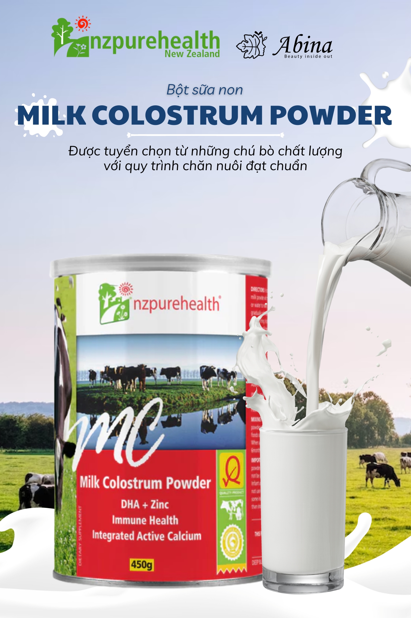 Sữa non Colostrum NzPureHealth