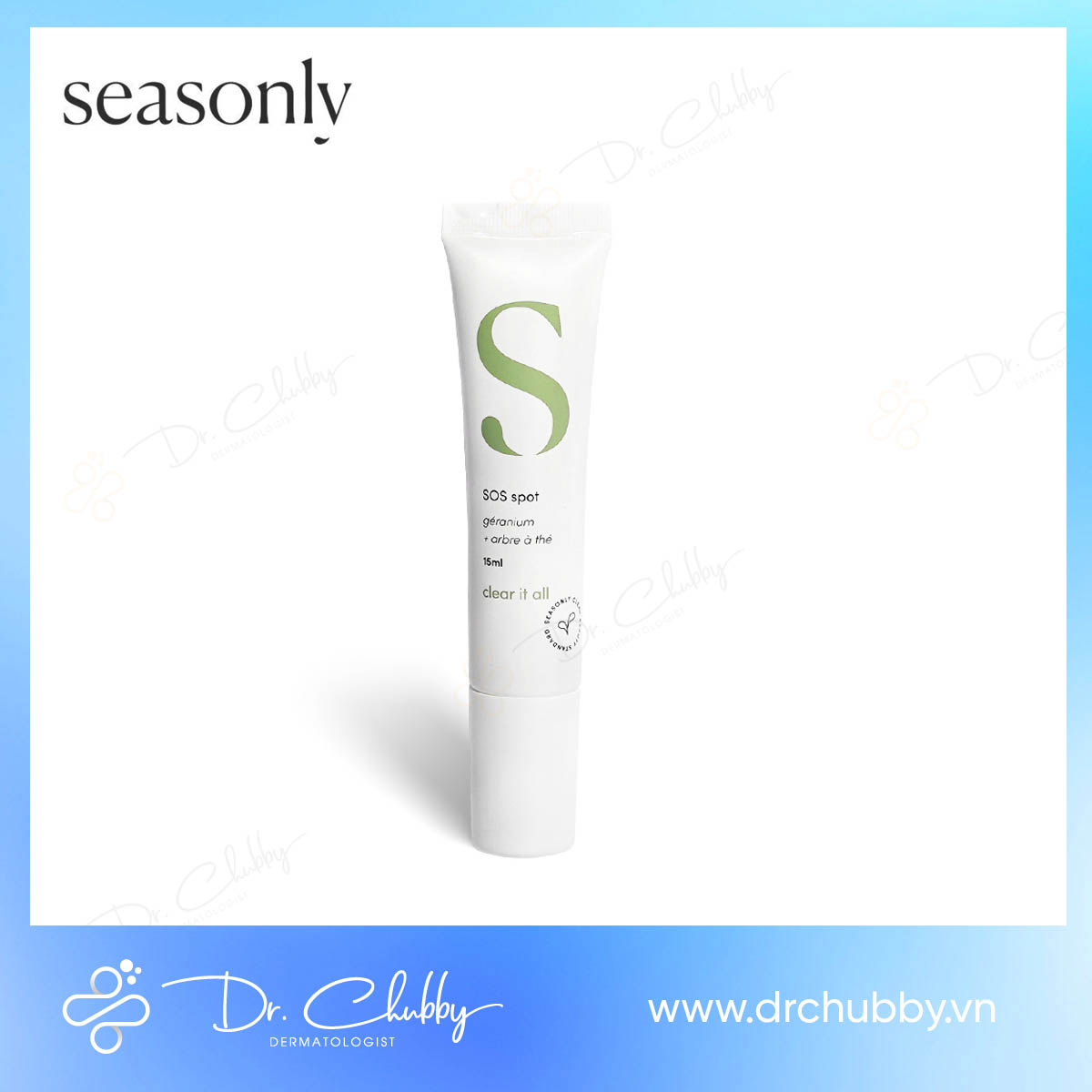 Gel giảm mụn Seasonly SOS Spot 15ml Gel giam mun Seasonly SOS Spot 15ml