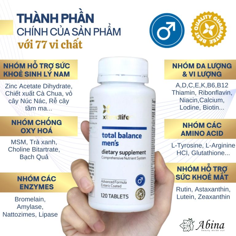 Viên Uống Vitamin Tổng Hợp Cho Nam Xtend-Life Total Balance Men’s