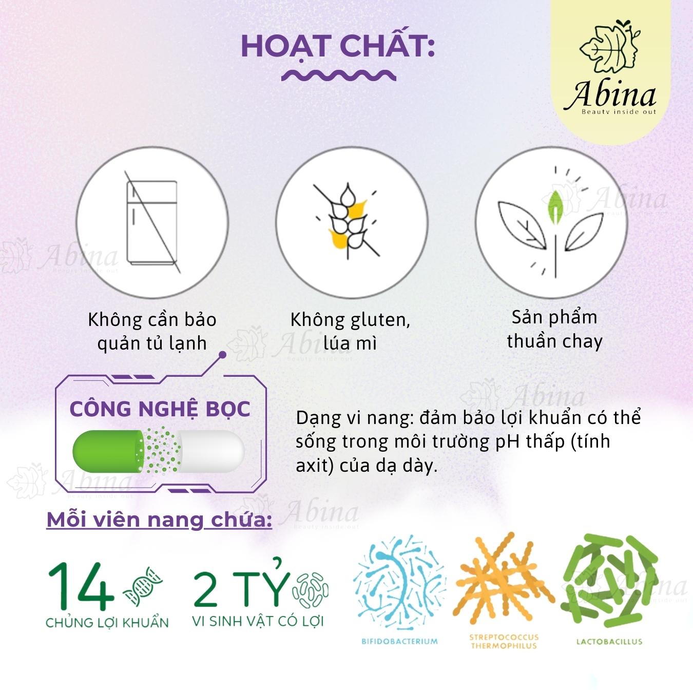 men vi sinh 14 chung lifestream advanced probiotics hoat chat