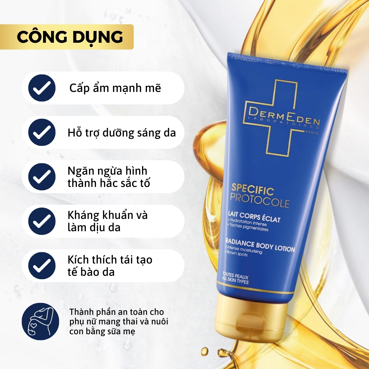 Cong dung Dermedern Body Lotion