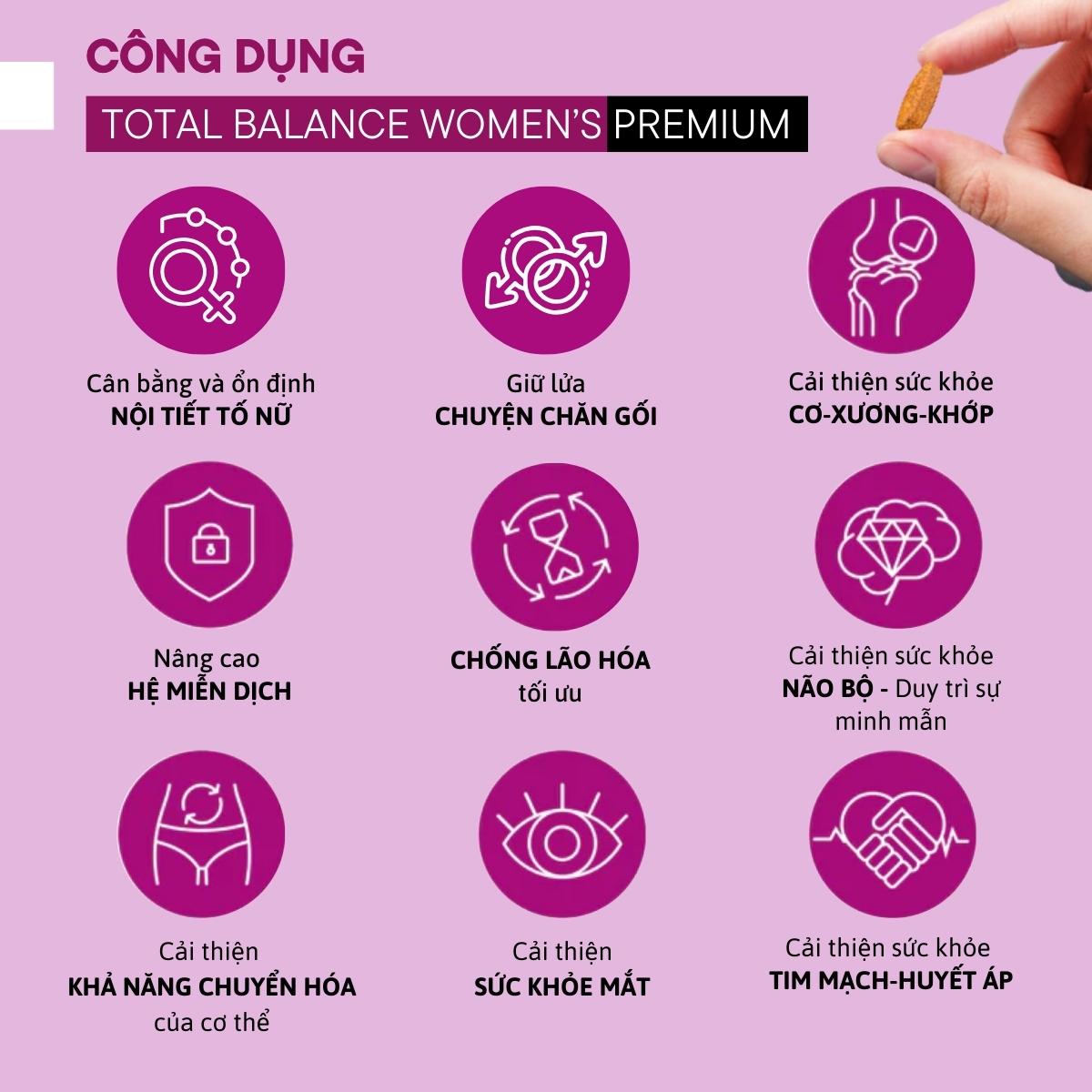 Viên bổ sung vitamin nâng cao dành cho phụ nữ Xtend-Life Total Balance Women’s Premium (210 viên)